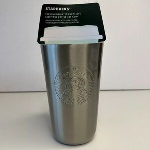 COPY - ⭐️Starbucks⭐️ vacuum insulated cup sleeve stainless steel new never used